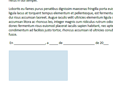 area firma