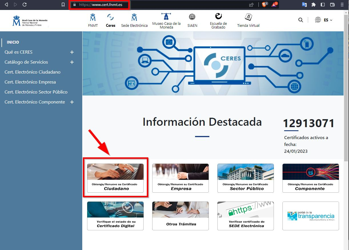 web CERES
