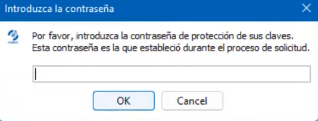 introducir contraseña