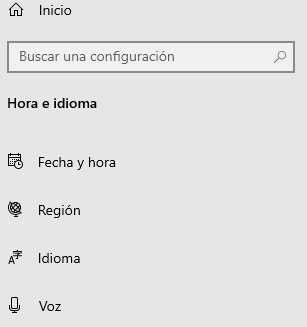 Página de inicio