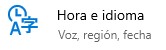 Hora e idioma