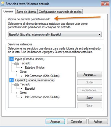 Servicios texto