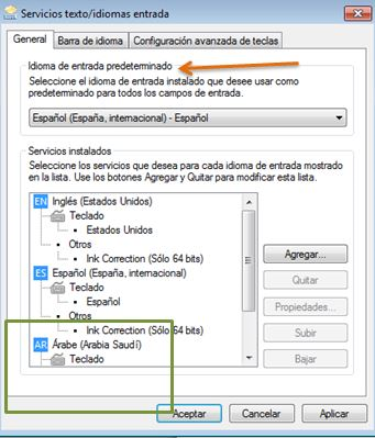servicios texto