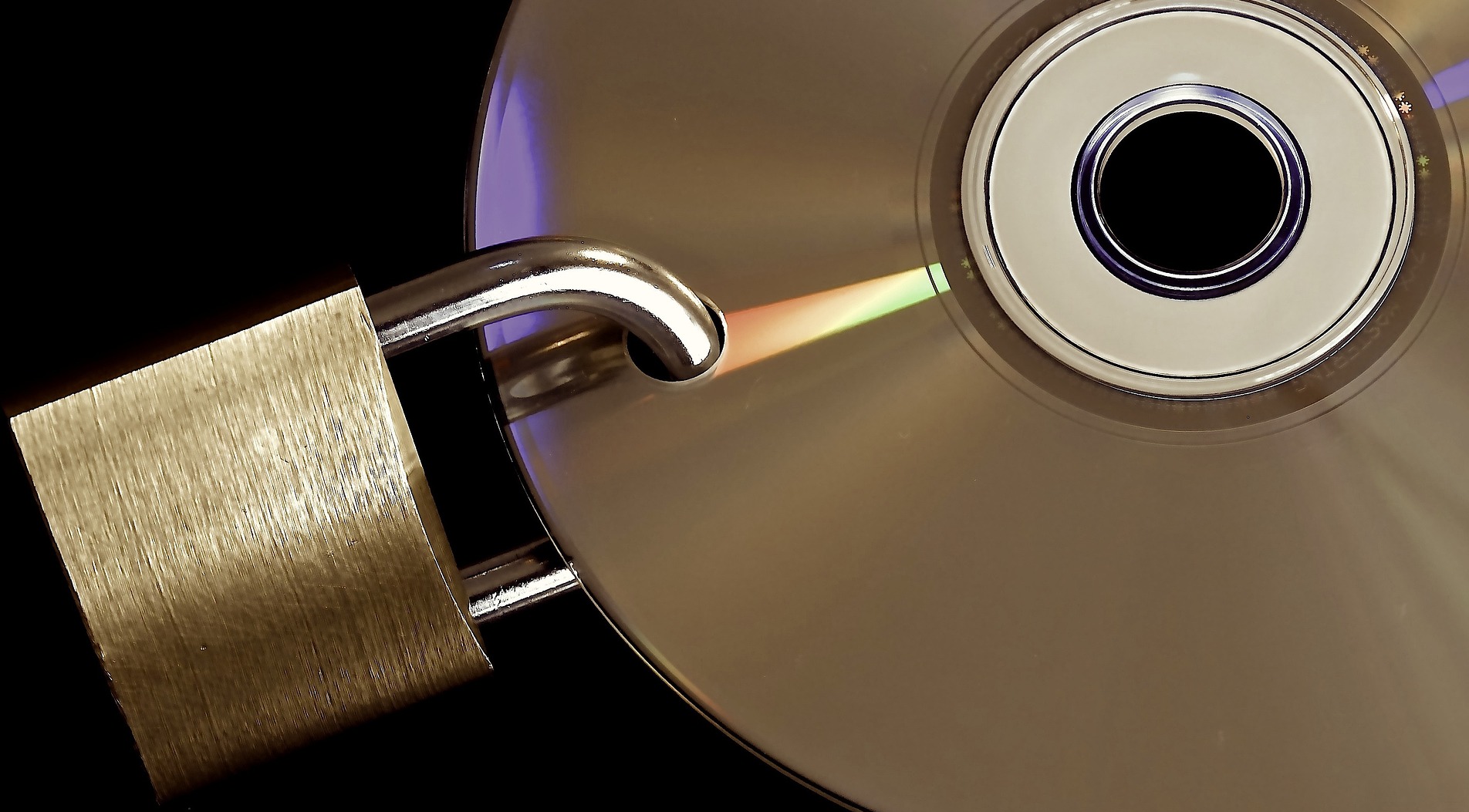 candado en CD