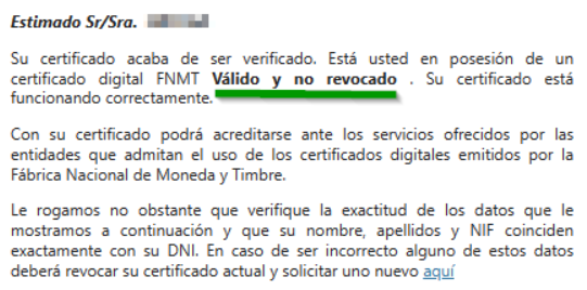Pantalla de resultados