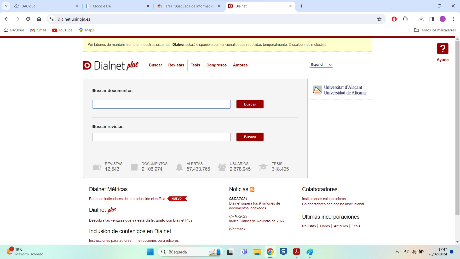Captura Dialnet