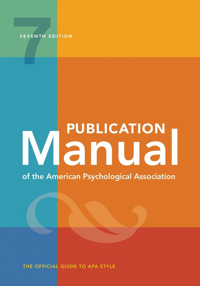 Cubierta de la obra Publication manual of the American Psychological Association